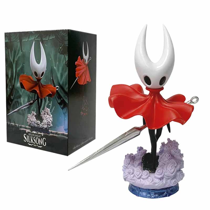 Крутая 19-сантиметровая фигурка Аниме Игры Hollow Knight Маленький Рыцарь, фигурка Хорнет, игровой периферийный предмет, ПВХ-модель, украшение, коллекционные игрушки