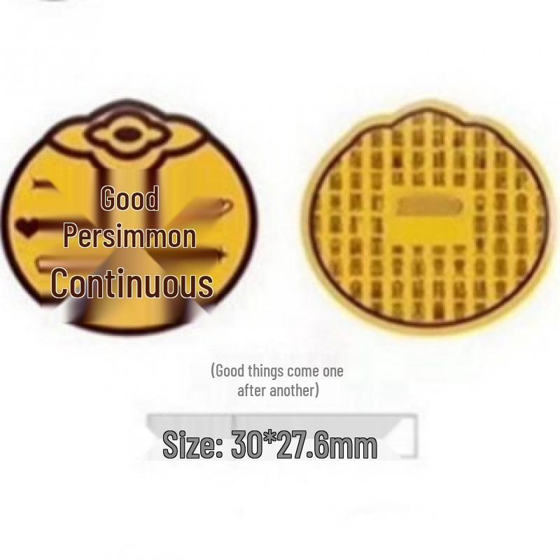 Gold-Plated Wealth & Prosperity Phone Sticker Set - Princess New Year & God of Wealth Designs