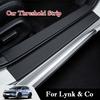 Для Lynk & Co 01 02 05 07 08 09 Автомобильные Накладки на Пороги Защитная Полоса От Царапин Противоударная Декоративная Полоска на Дверь Багажник Наклейки