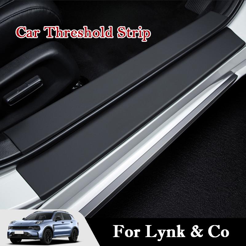 Для Lynk & Co 01 02 05 07 08 09 Автомобильные Накладки на Пороги Защитная Полоса От Царапин Противоударная Декоративная Полоска на Дверь Багажник Наклейки
