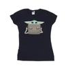 Star Wars Womens/Ladies The Mandalorian Grogu Luggage Cotton T-Shirt