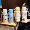 600ml Insulated Cup Large Capacity Vacuum-insulated Bottle Gifts Cartoon Water Cups