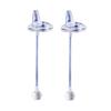 Purea Double Heart/Gromimi Compatible Weighted Spout Refill Straw Tip, Transparent, 2 Pieces