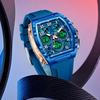 FOXBOX Barrel-Shaped Multifunction Digital Sports Watch with Alarm & Waterproof Features