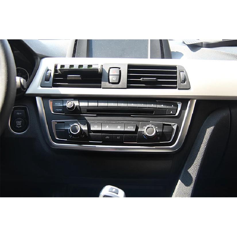 ABS Car Interior Center Console CD Panel U-Shaped Frame Sticker Trim For BMW 3/4 Series F30 F36 F31 F34 F35 F32 F33 2013-2018