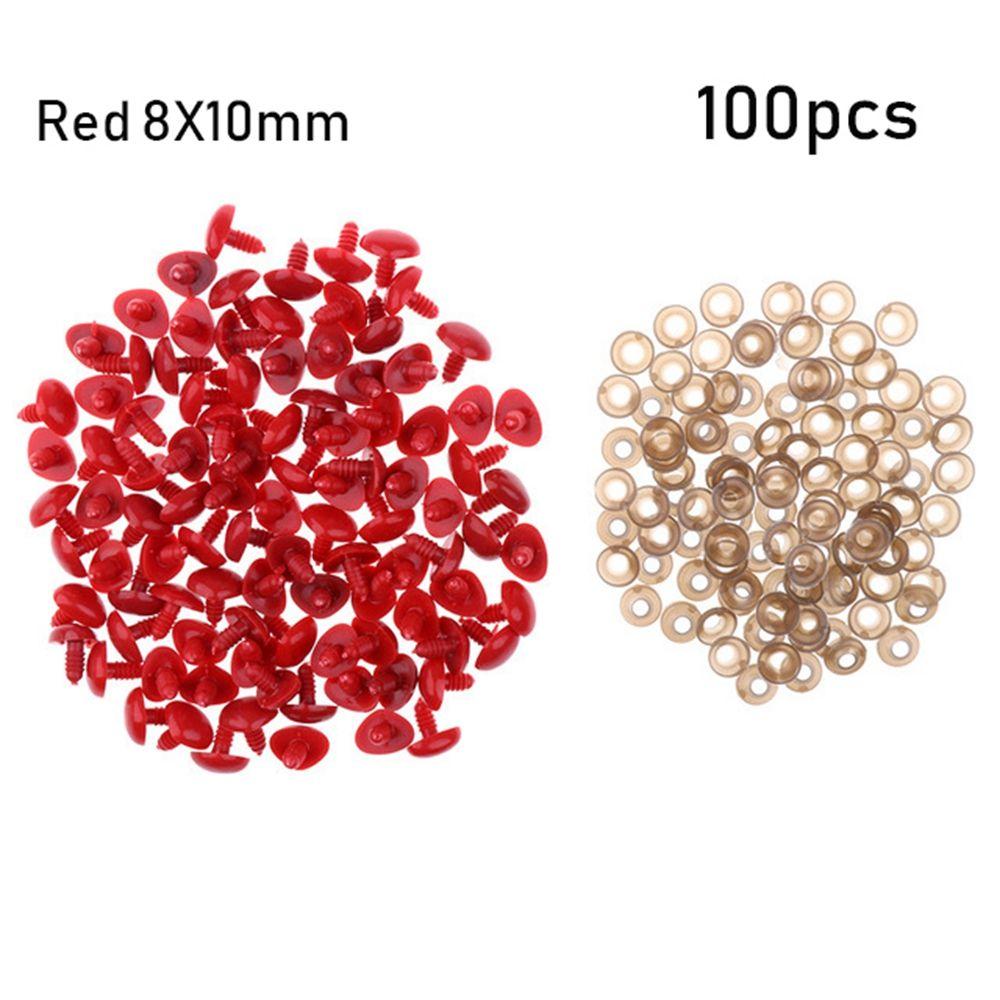 100pcs Crafts Plastic Triangle Noses For Dolls Toys For Bear Buttons Toy DIY Safety Nose Accessories