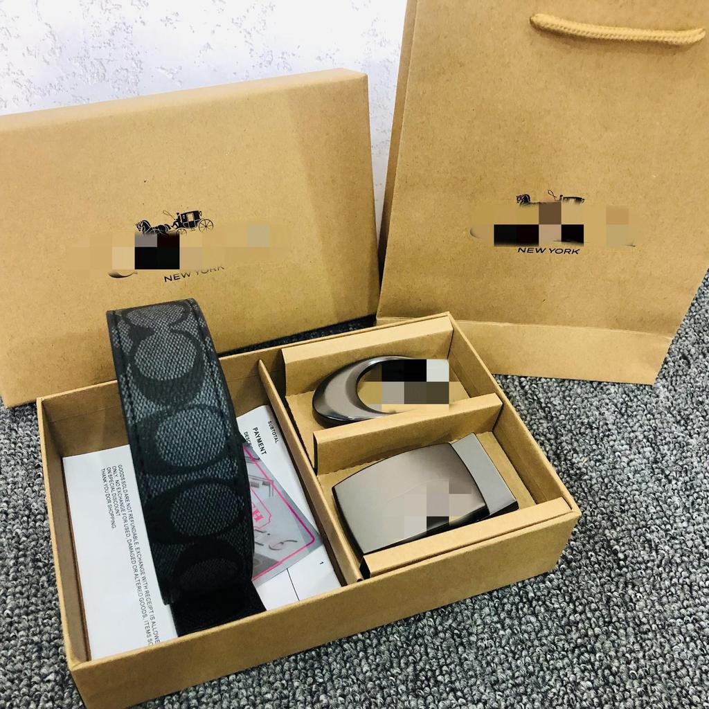 Классический мужской двусторонний кожаный ремень - Универсальный деловой и повседневный стиль