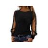 Women's New Long-sleeved Loose Round Neck Casual Loose T-shirt Tops