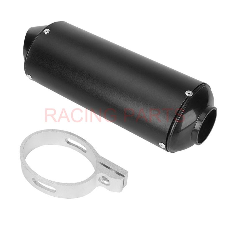 38mm 32mm 28mm Motorcycle Exhaust Muffler Tip Pipe for 125 150 160cc Dirt Pit Bike ATV black Grey Kayo BSE