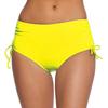 Women Swim Shorts V Cut Drawstring Bikini Swimsuit Bottom Adjustable Ruched Side Boyshorts Bathing Suit Board Shorts