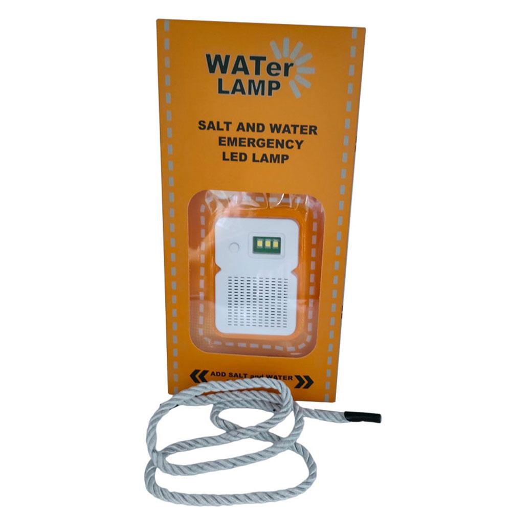 Portable Camping Lamp Outdoor Salt Water LED Emergency Light for Camping Night Fishing Flashlight Energy Saving Lamp