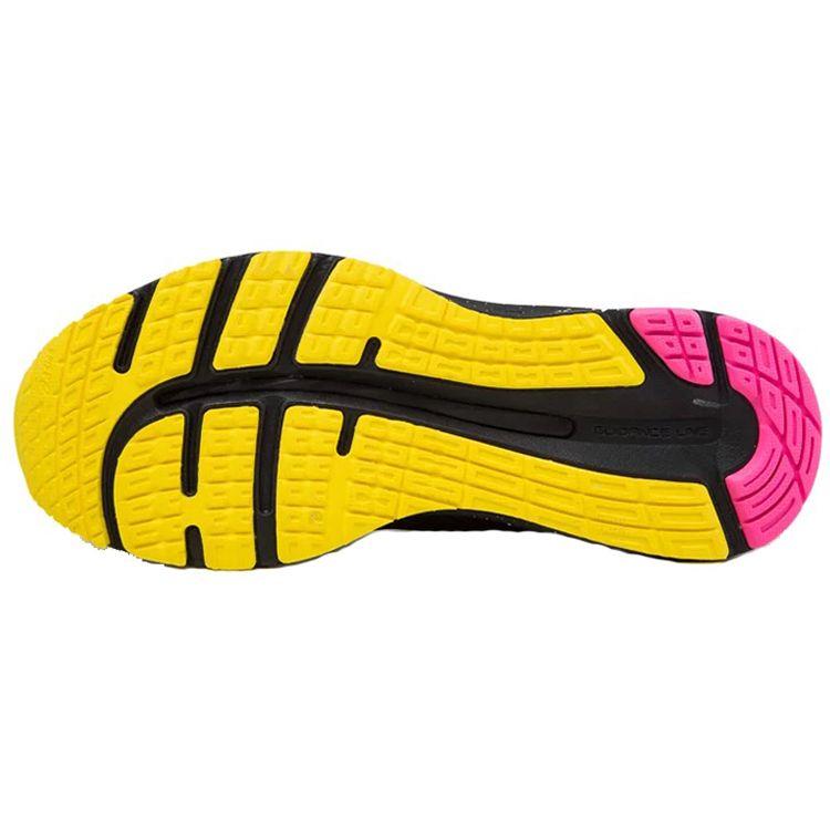 Asics Gel-Cumulus 20 Удобные кроссовки с низким верхом для бега Мужские кроссовки Черно-желтые 1011A234-001