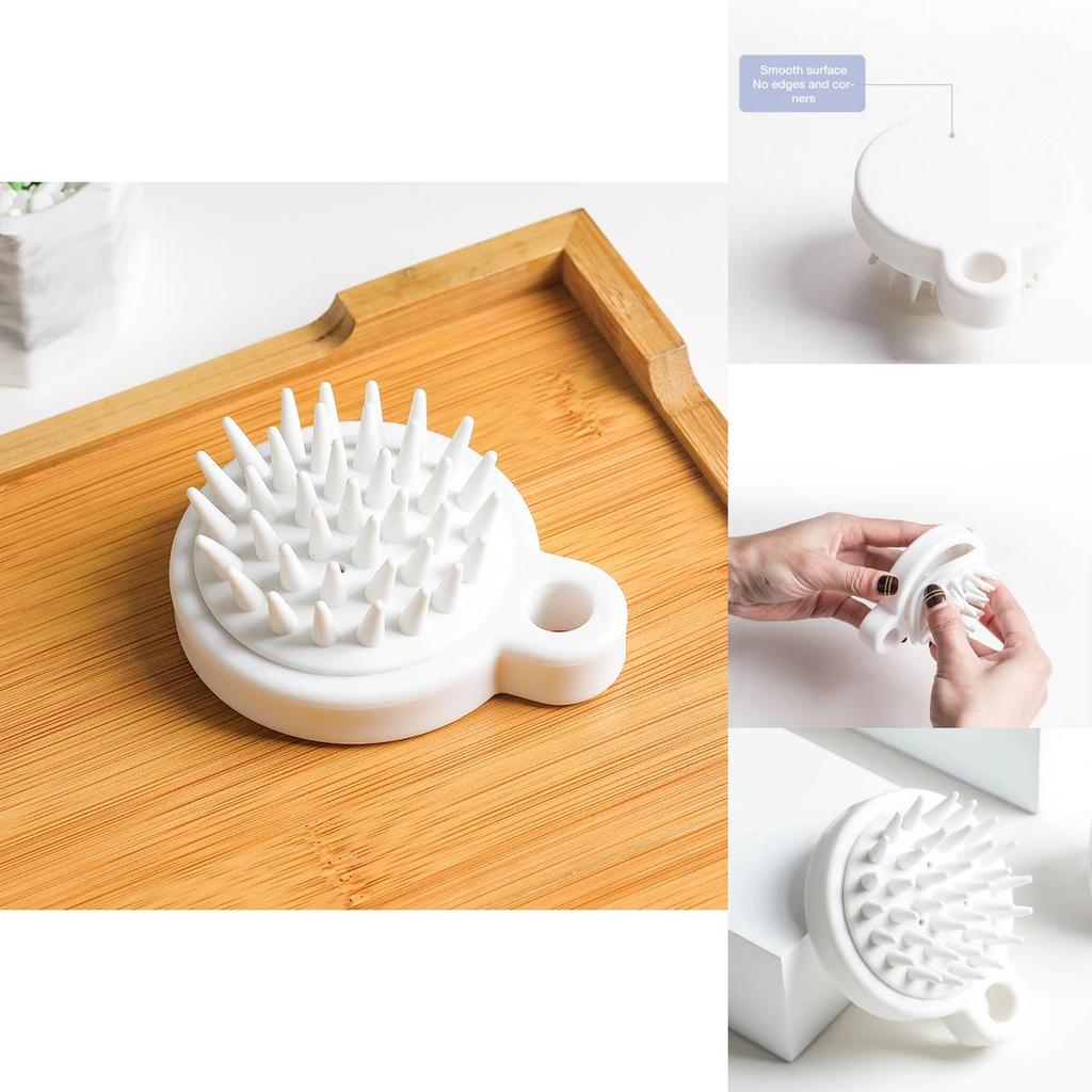 Силиконовая щетка для волос. Удобное и эффективное очищение волос.