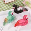 1 шт. Новый акриловый зажим-краб в виде фламинго, животное, цветной ободок для волос для женщин; Новые высококлассные аксессуары для волос