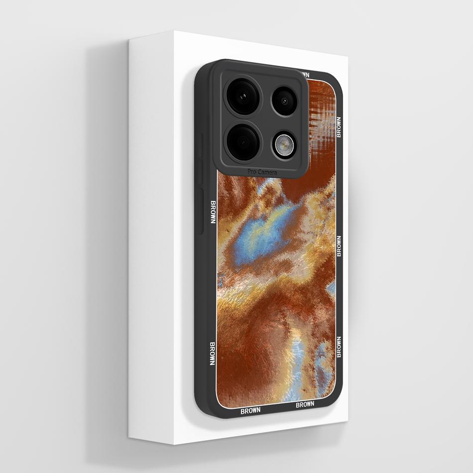 Чехол для POCO X6 Pro Различные стили Конфетная крышка для телефона Для POCO X 6 Мягкий жидкий силикон Защита камеры Ударопрочные задние крышки