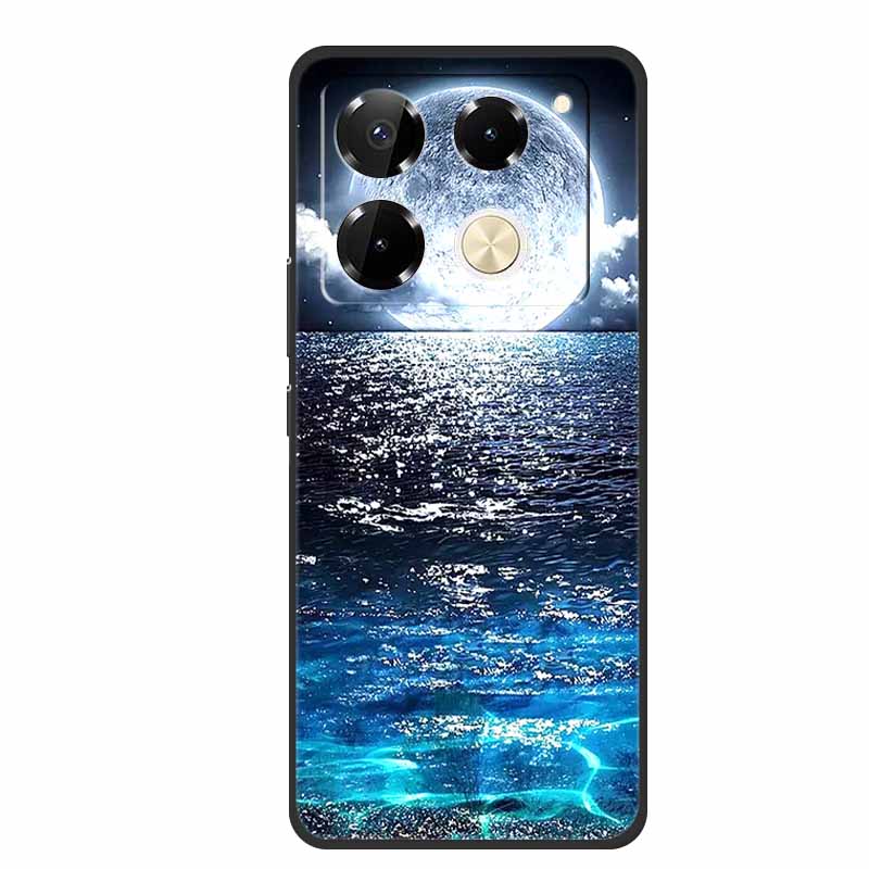 Чехол для Infinix Note 40 Pro 5G, мягкий силиконовый чехол из ТПУ, чехлы для телефона для Infinix Note 40 40pro 4G, Цветочки, Милый Coque Fundas