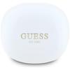 Tws Headphones Guess Flat Classic Logo    Electroplated White