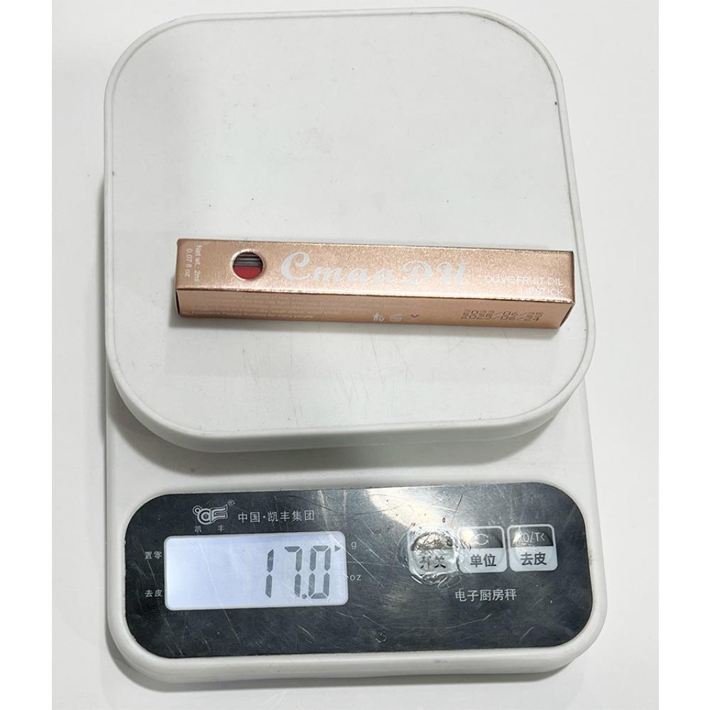 CmaaDu 8-цветная губная помада с красным оливковым кремом, яркий блеск для губ, не тускнеет, без чашки