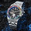 Fashion New Luxury Mechanical Watches Rainbow Drill Hollow Design Fully Automatic Mechanical Automatic Watch