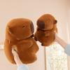Warmer Capybara Hand Plush Toy Stuffed Animal Doll Cute Decoration Kids Gift