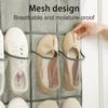 24/28 больших карманов, сетчатые карманы для обуви, тканевый органайзер для шкафа, прочный держатель с 3 металлическими крючками, сумка для подвешивания в гардеробе