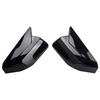 For Chevrolet Colorado ~2024 ABS Gloss Black Side Door Mirror Cover Trim Cap