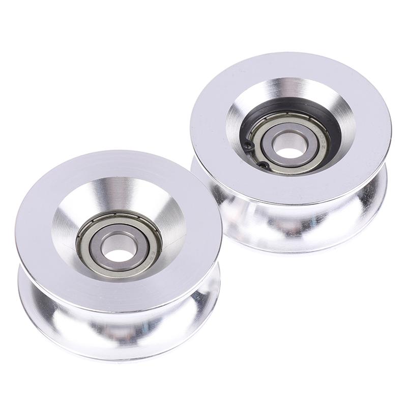 1 шт. U 10*60*25 мм U-образное высоконагруженное алюминиевое опорное колесо с подшипником 6200, подвижный шкив, резиновый ролик