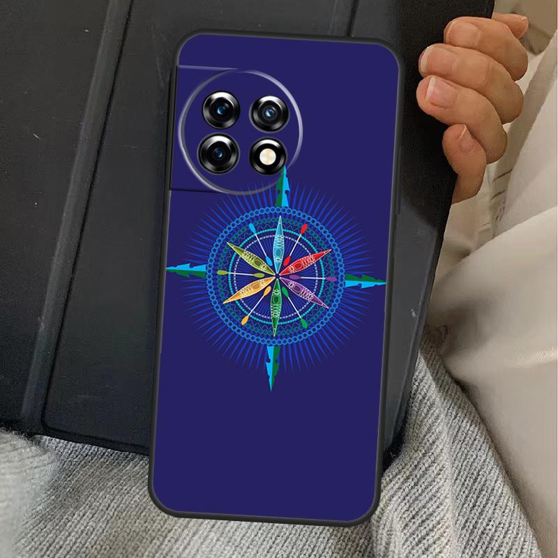 Чехол-компас для OnePlus 15 13 12 11 13R 13T 10T 10R 12R OnePlus Nord 5 CE 2 3 4 Lite N20 N30