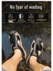 2023 New Style Men's Genuine Leather Closed Toe Sandals for Casual Beach Wear