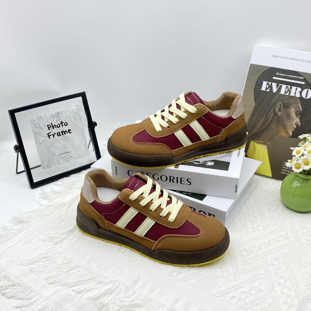 Retro Versatile German Training Shoes Women's 2025 Spring and Autumn New Popular Chic Shoes Women's Shoes Casual Girls Sports Board Shoes