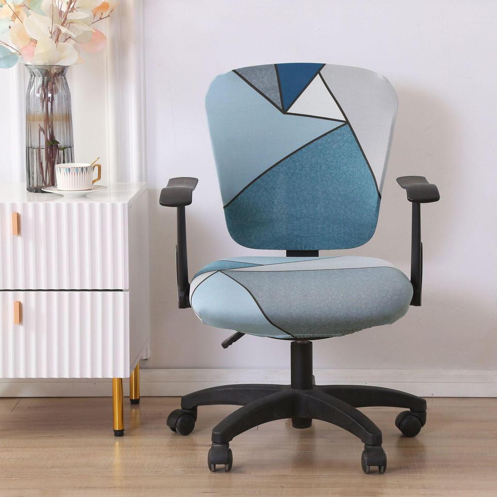 Эластичный получехол для офисного вращающегося кресла: Защита сиденья и спинки