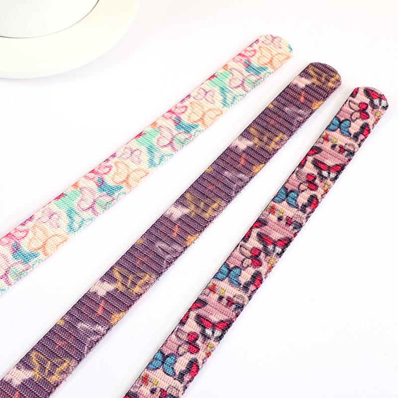 2.5Cm Women'S Casual Color Pin Buckle Belt Fashion Canvas Belt Jeans With Decoration