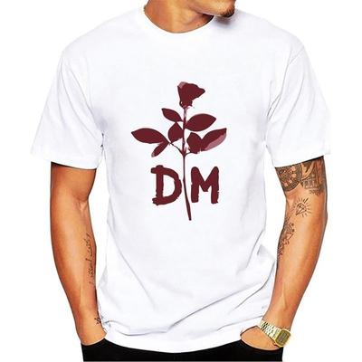 Depeche Mode Fashion белые мужские футболки унисекс с круглым вырезом