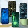 Чехол для Huawei P30 P20 Pro P20 P40 Lite P Smart 2019 P20 Lite 2018 Funda Чехол для телефона Ретро Печатная плата