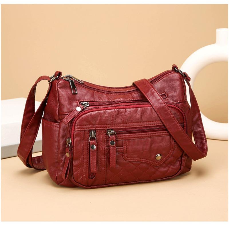 Women Bag New Fashion Large Capacity Shoulder Bag Euro-American Versatile Crossbody Bag Multi-Pocket Mom Bag
