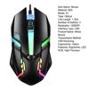 USB Wired Gaming Mouse LED RGB Ergonomic 1200DPI 3 Buttons High Precision Mute Desktop Computer Office Optical Mouse PC Accessories