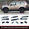 Для Toyota Land Cruiser 250 Prado LC250 2024 Переднее Заднее Окно Стойка A Стойка C Накладка Защита Наклейка Аксессуары для Внешнего Вида Автомобиля