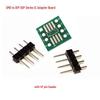 SOP8 SMD to DIP Adapter Board with SSOP8/TSSOP8 Compatibility, 0.65/1.27mm Pitch, Includes Pin Headers