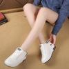 Stylish Flower Lace Sneakers For Women With A Chic Thick Bottom Platform Design