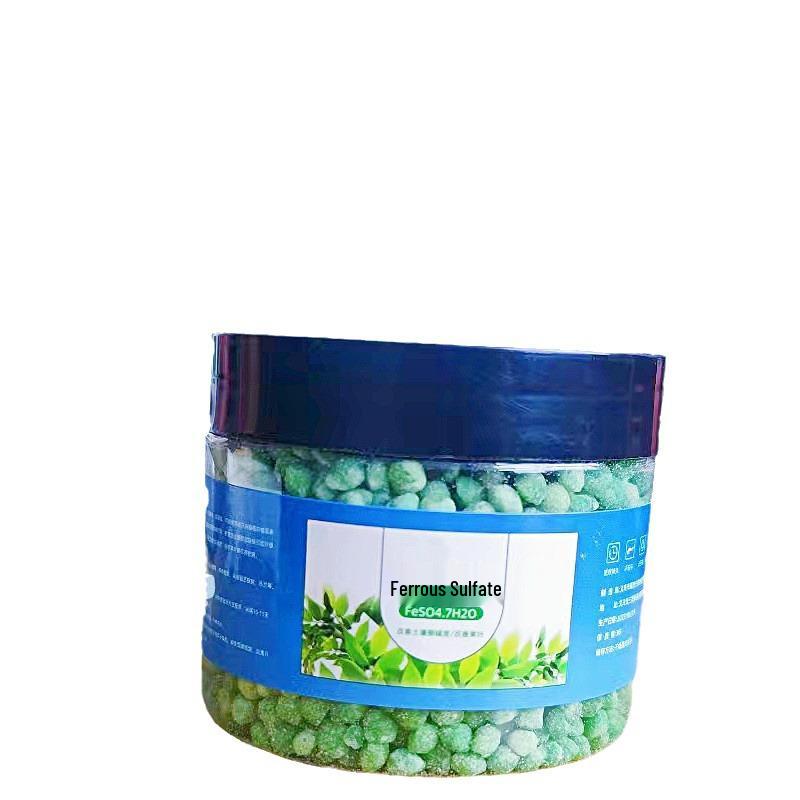 Ferrous Sulfate Fertilizer for Acid-Loving Plants: Anti-Yellowing Soil Amendment Granules with Green Vitriol Iron Boost.