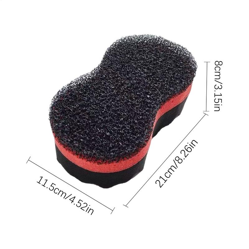 Car Wash Sponges Non Scratch Foam Applicator Pads Honeycomb Car Wax Applicator Pads Buffing Detail Sponge For Auto Cleaning And
