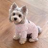 Dog German velvet warm four-legged clothes autumn and winter than bear teddy small dog cat pet bottoming shirt loungewear