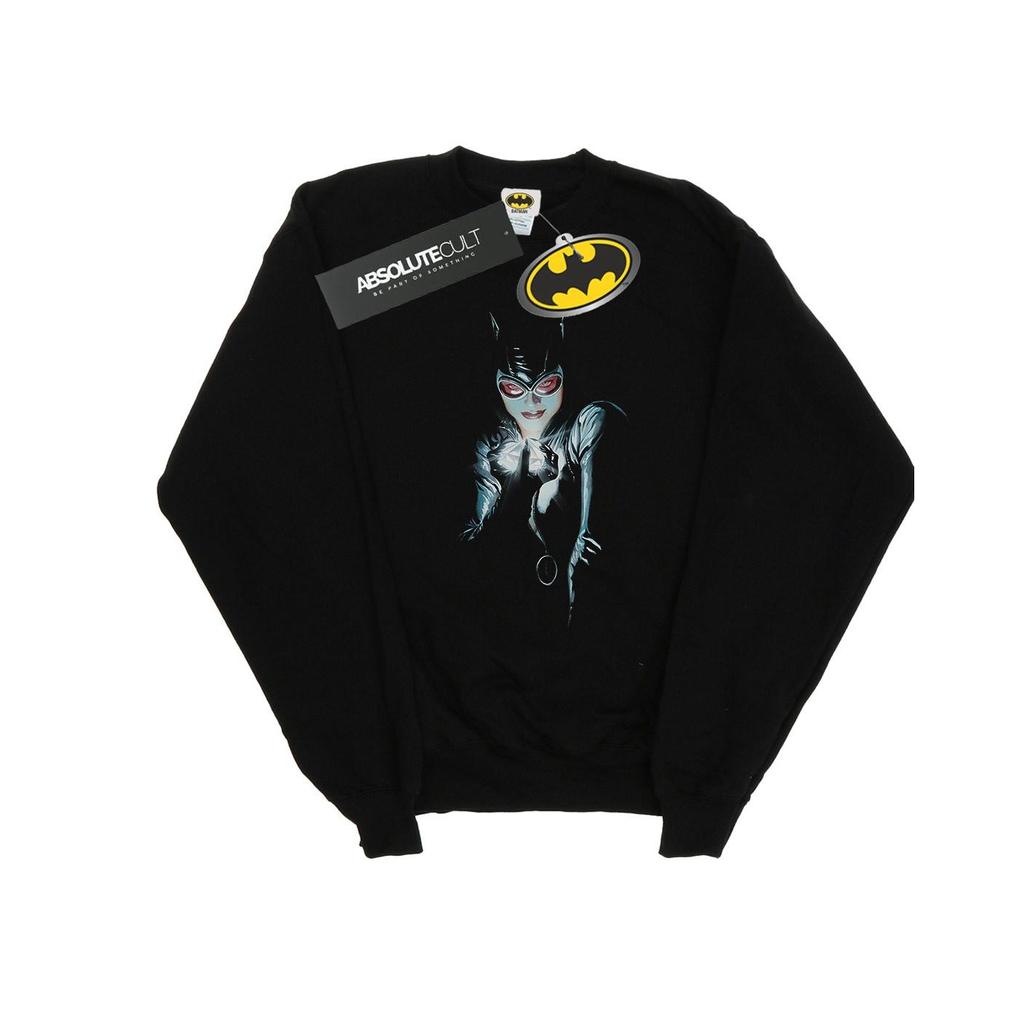 DC Comics Mens Batman Alex Ross Catwoman Sweatshirt