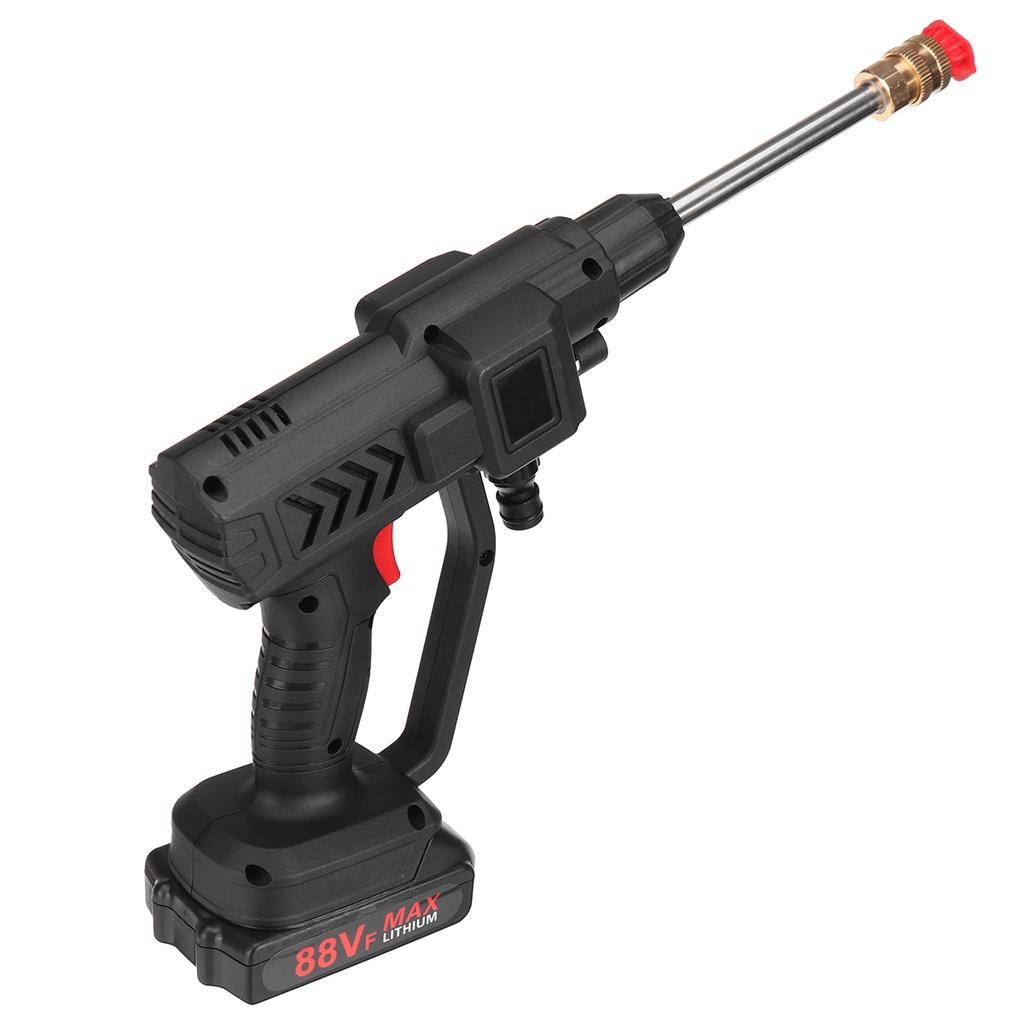 НОВЫЙ 1500 Вт 88 В Беспроводная автомойка высокого давления Перезаряжаемый пистолет для мойки автомобилей Электрический водяной пистолет Пенная машина для Makita 18 В Батарея