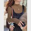 Ruffled Half-High Collar Knit Sweater for Women - Autumn/Winter 2025 Long Sleeve Top