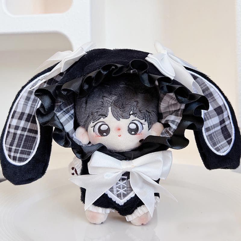 G-Trigger Plush Clothes Клетчатые кроличьи уши Kigurumi для мягких игрушек [Для 10-15 см] [Oshikatsu Goods] [Параллельный импорт]