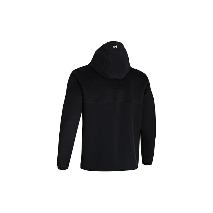 Under Armour Спортивная повседневная тканая куртка с капюшоном, мужские куртки, черная 1379722-001