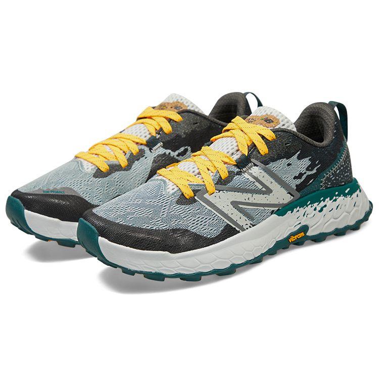 New Balance Мужские кроссовки Fresh Foam X Hierro v7 Concrete Vintage Teal Grey Hot-Marigold MTHIERI7