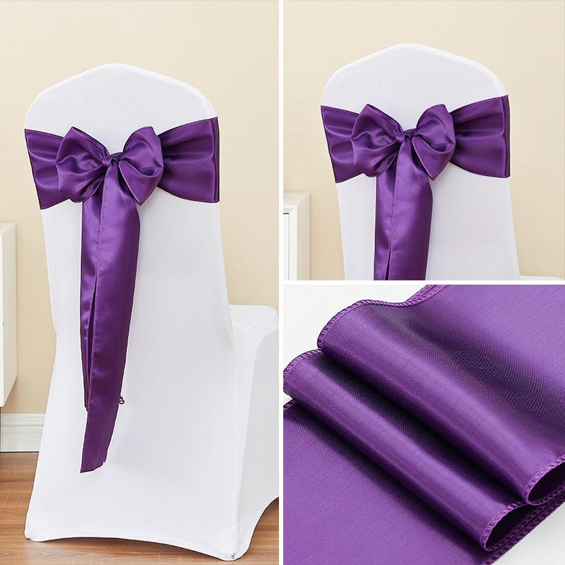 Шелковая лента, бабочка, украшения на спинку стула для мероприятий, свадеб, вечеринок, чехлы для стульев с акцентом в виде бабочки