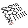 Exhaust Manifold Gasket with Bolts Metal Alloy 3937479 for Cummins ISL QSL ISC QSC 8.3L 8.9L